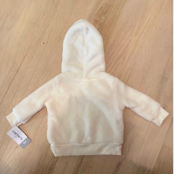 NWT Carter's baby cozy hoodie size 3 months - Picture 2 of 2